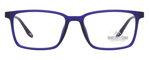 Montana Eyewear Lesebrille MRC-3B in Blau mit optionalem Sonnenclip