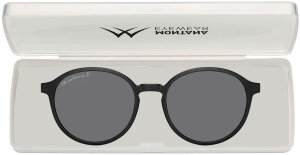 Montana Eyewear MRC-4 Schwarz Lesebrille mit optionalem magnetischem Sonnenclip