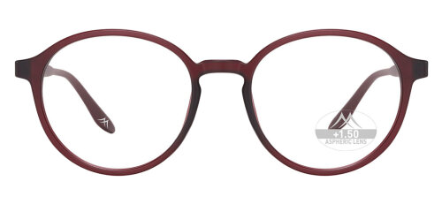 Montana Eyewear MRC-4C Rot Lesebrille mit optionalem magnetischem Sonnenclip