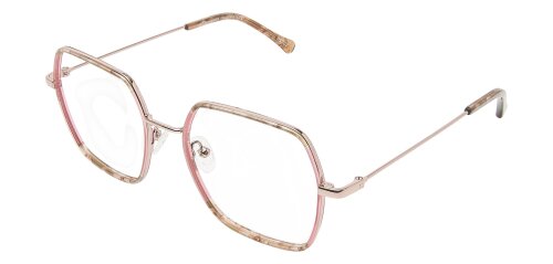Heyelander CHLOE - Metallbrille in Eisblau-Pfirsich
