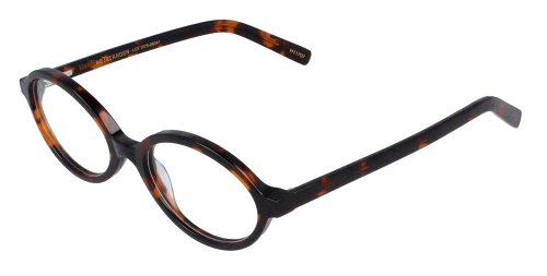 Heyelander GWENN - Ovale Kunststoffbrille in Havanna