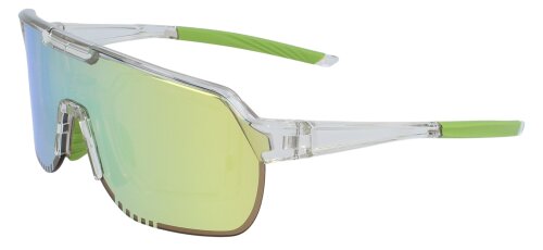Sportbrille Leader Aero in Grün-Gelb mit Verglasungsclip