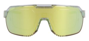 Sportbrille Leader Aero in Grün-Gelb mit...