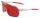 Sportbrille Leader Aero in Rot mit Verglasungsclip - Rot verspiegelt
