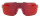 Sportbrille Leader Aero in Rot mit Verglasungsclip - Rot verspiegelt