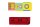Extravagante rote Designer-Lesebrille Donald mit markantem Statement-Detail