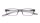Kunststofflesebrille "Pluto" mit Federscharnier in Grau und farblich passendem Etui