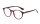 Schwarz/Rote Kunststofflesebrille "Belmont" mit Federscharnier und farblich passendem Etui