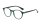Schwarz/Grüne Kunststofflesebrille "Belmont" mit Federscharnier und farblich passendem Etui