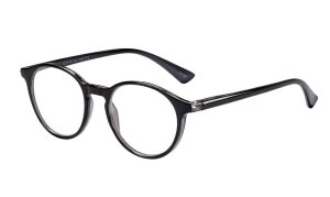 Schwarz/Graue Kunststofflesebrille "Belmont"...