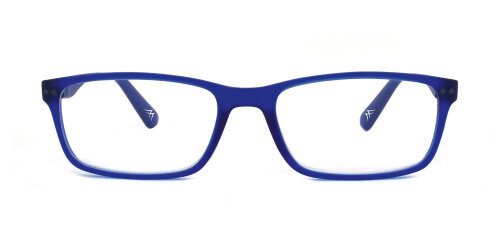 zeitlose MONTANA HMR50 Fertiglesebrille aus Kunststoff in Blau, verschiedene Stärken