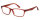 zeitlose MONTANA HMR50 Fertiglesebrille aus Kunststoff in Rot, verschiedene Stärken