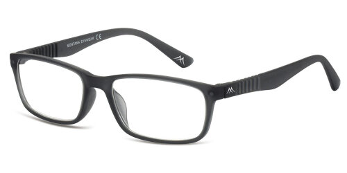 zeitlose MONTANA HMR50 Fertiglesebrille aus Kunststoff in Grau, verschiedene Stärken