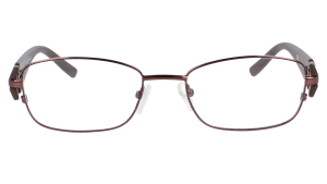 Elegante Komplettbrille Noblé in Braun mit...
