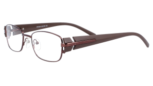 Elegante Komplettbrille Noblé in Braun mit...