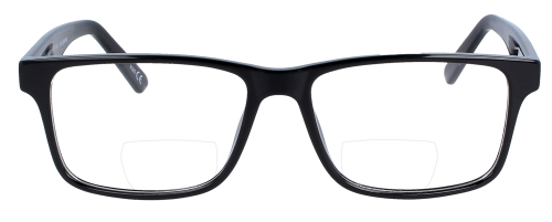 Zeitlose Bifokalbrille ANYWAY für komfortables Sehen in Schwarz