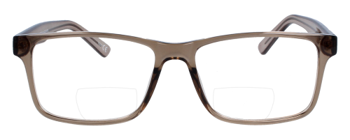 Zeitlose Bifokalbrille ANYWAY für komfortables Sehen in Braun