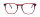 Klassische Lesebrille Berlin 4read Concept und flexiblem Federscharnier in Rot