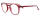 Klassische Panto-Brille Paris- 4read Concept und flexiblem Federscharnier in Rot