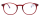 Klassische Panto-Brille Paris- 4read Concept und flexiblem Federscharnier in Rot