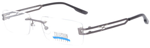 Randlose Damen - Brillenfassung Collection Creativ 1093 - 500 in Grau
