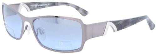 Verspiegelte Rodenstock Sonnenbrille R1263 B mit grau - blauer Tönung UV 400