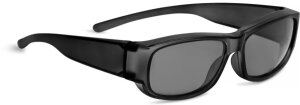 Polarisierende Überbrille aus Kunststoff in Schwarz...