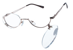 Elegante Metall - Schminkbrille mit schwenkbaren...