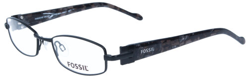 Stylische Damen - Brillenfassung FOSSIL Vollrand 1209 C001 in Schwarz - Braun