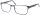 Klassische Unisex - Brillenfassung OO 6128.04  46-18 in Schwarz mit Federscharnier