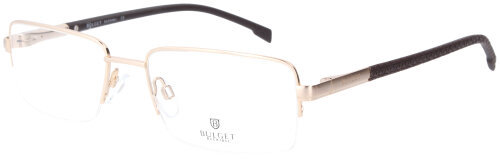 Klassische Brillenfassung - BULGET BG1381 - mit Federscharnier in Gold