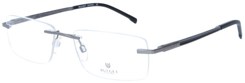 Randlose Herren - Brillenfassung BULGET 1422 02A mit Federscharnier in Grau
