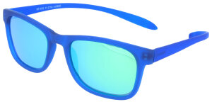 Kindersonnenbrille aus Kunststoff in blau - polarisierend - verspiegelt