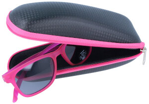 Kindersonnenbrille aus Kunststoff in pink - polarisierend