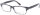 Herren-Brillenfassung aus Kunststoff mit Federscharnier in schwarz