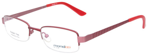 Sportliche MONDOO Kinder-Brillenfassung BOC 9036 C3 in einem sanften Bordeaux