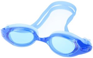 Schwimmbrille von Montana "DeLuxe" in Blau mit UV-Schutz & Antibeschlag ohne Sehstärke
