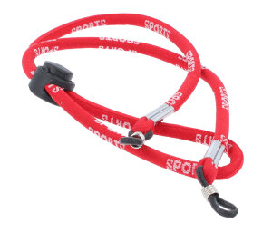 Brillenband / Sportband Verstellbar mit Stopper in Rot