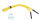 schwimmfähiges Brillenband mit Tube-Endstück in gelb