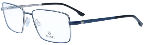 Klassische Herren - Brillenfassung BULGET BG1519 06A mit Federscharnier in Blau