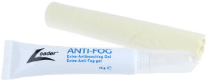 Leader Anti-Fog Brush Combo 10g Extra-Antibeschlag Gel & Reinigungstuch