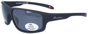 Montana Eyewear SP313 in Schwarz - Polarisierende Sonnenbrille aus mattem Kunststoff
