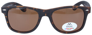Unisex Montana Eyewear MP1B-XL - Polarisierende Sonnenbrille in Havanna aus Kunststoff