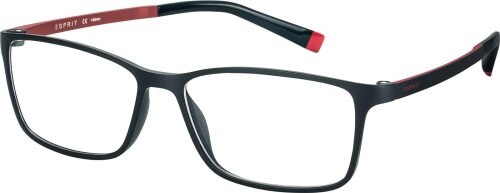 Esprit - ET17464  538 Kunststoff - Brillenfassung in Schwarz - Rot
