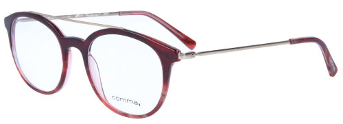 Stylische Brillenfassung COMMA, 70059 Col. 76 Dunkelrot-Gold 49/19