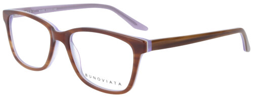 Sportliche Damen - Brillenfassung Bunoviata  BAIRE C5  Braun/Violett Vollrand