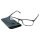 elegante Lesebrille in schwarz mit Einstecketui + 4,0
