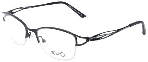 Stylische Damen - Brillenfassung BOvélO 323 in Schwarz / Glitzer