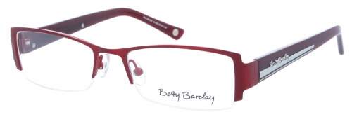 Auffällige Halbrand - Brillenfassung Betty Barclay 1095 Color 900 in Rot