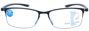 Schicke Gleitsichtbrille / erweiterte Lesebrille AIKO aus TR-90 Material + 1,50 dpt